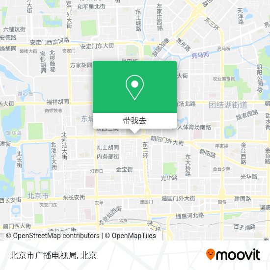 北京市广播电视局地图