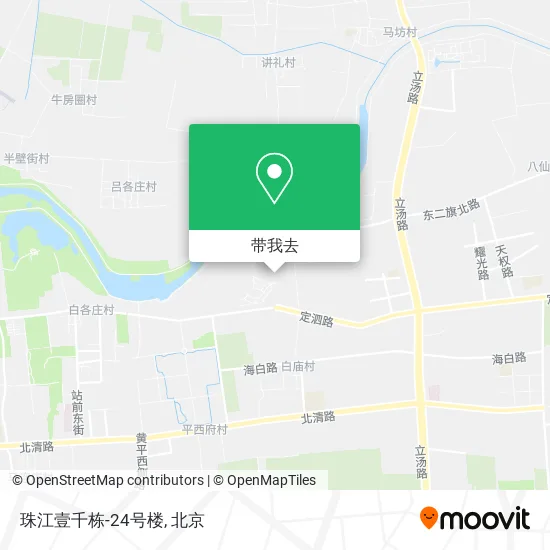 珠江壹千栋-24号楼地图