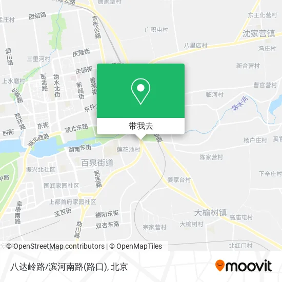 八达岭路/滨河南路(路口)地图