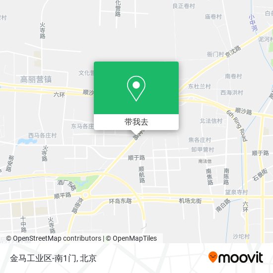 金马工业区-南1门地图