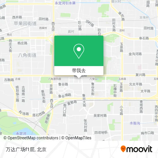万达广场f1层地图