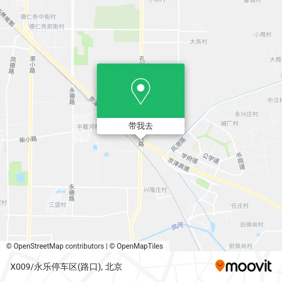 X009/永乐停车区(路口)地图