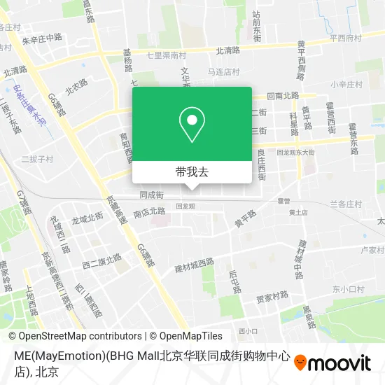 ME(MayEmotion)(BHG Mall北京华联同成街购物中心店)地图