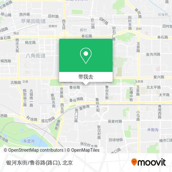 银河东街/鲁谷路(路口)地图