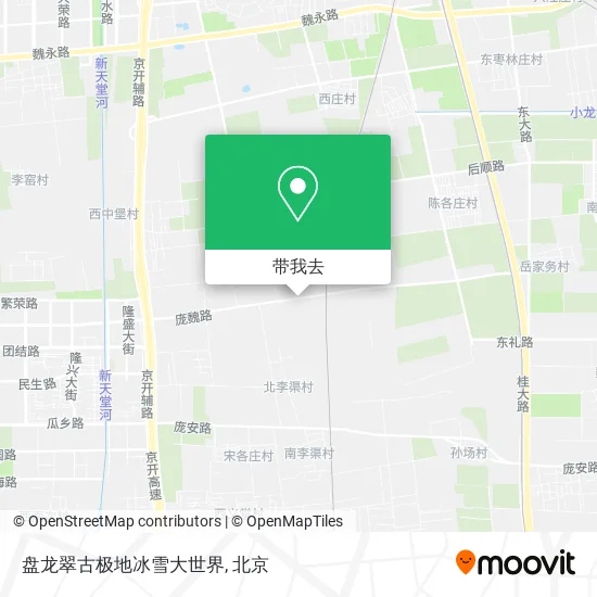 盘龙翠古极地冰雪大世界地图