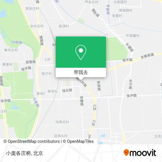 小庞各庄桥地图