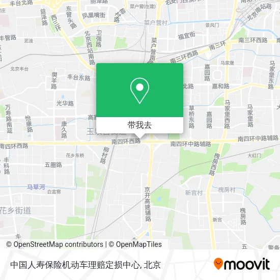 中国人寿保险机动车理赔定损中心地图