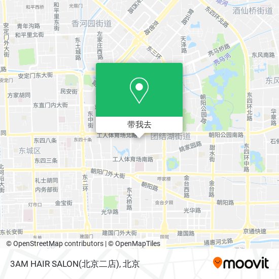 3AM HAIR SALON(北京二店)地图