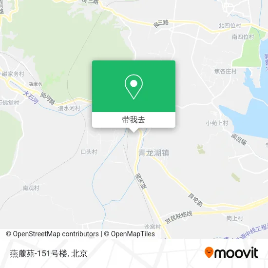 燕麓苑-151号楼地图