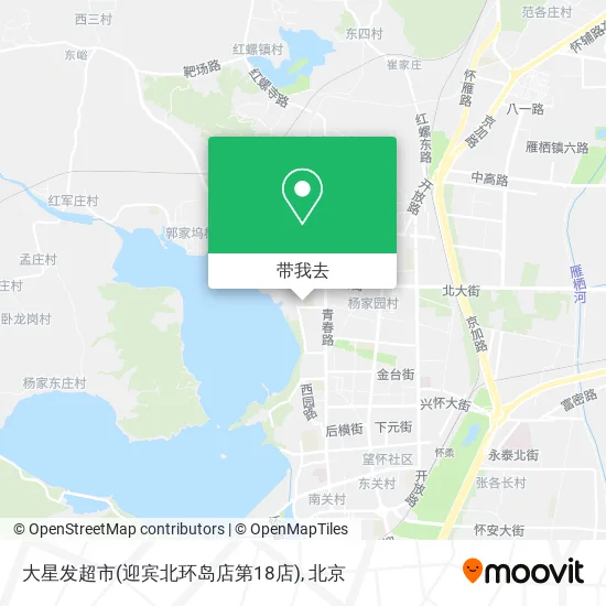 大星发超市(迎宾北环岛店第18店)地图