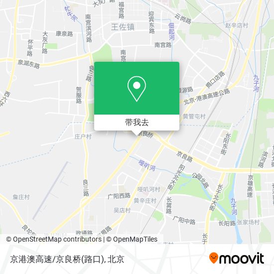 京港澳高速/京良桥(路口)地图