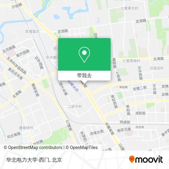 华北电力大学-西门地图