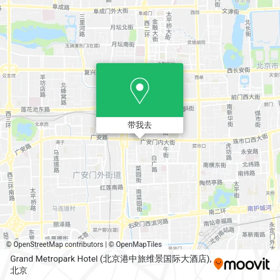 Grand Metropark Hotel (北京港中旅维景国际大酒店)地图