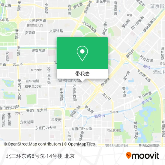 北三环东路6号院-14号楼地图