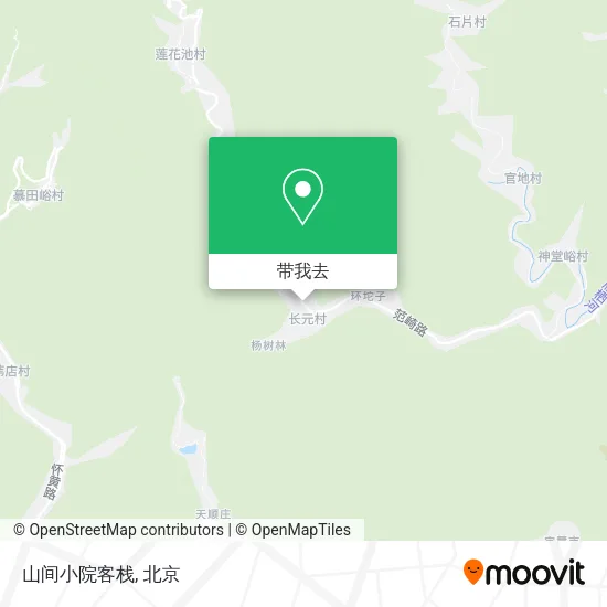 山间小院客栈地图