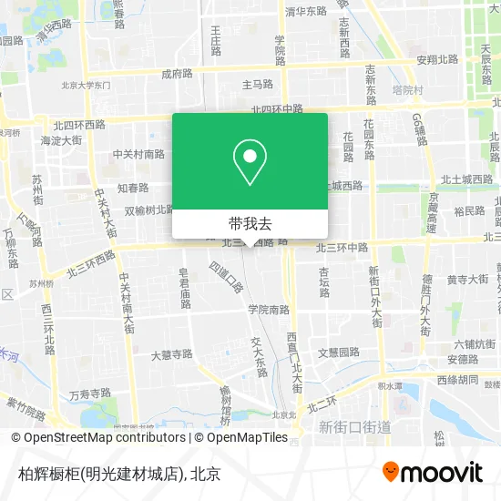 柏辉橱柜(明光建材城店)地图