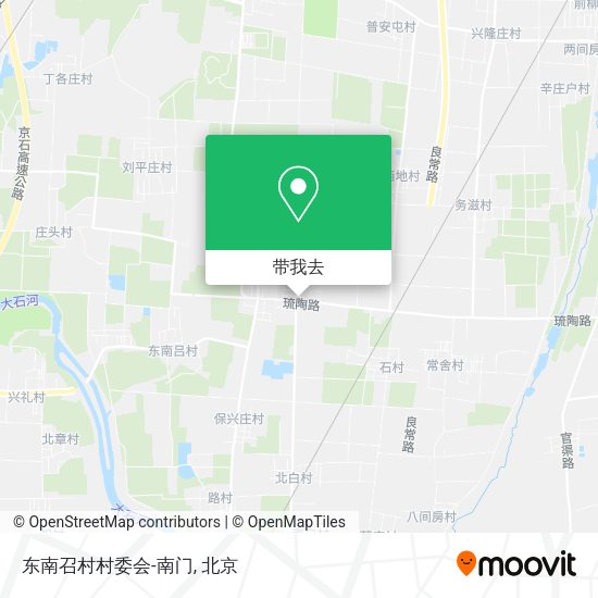东南召村村委会-南门地图
