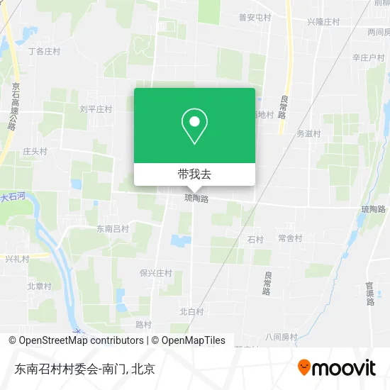 东南召村村委会-南门地图