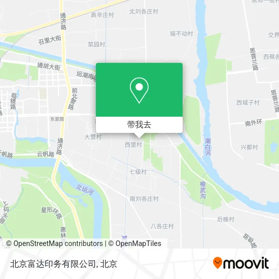 北京富达印务有限公司地图