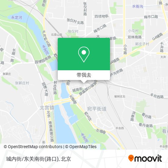 城内街/东关南街(路口)地图