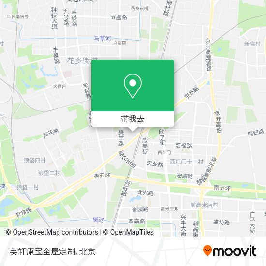 美轩康宝全屋定制地图