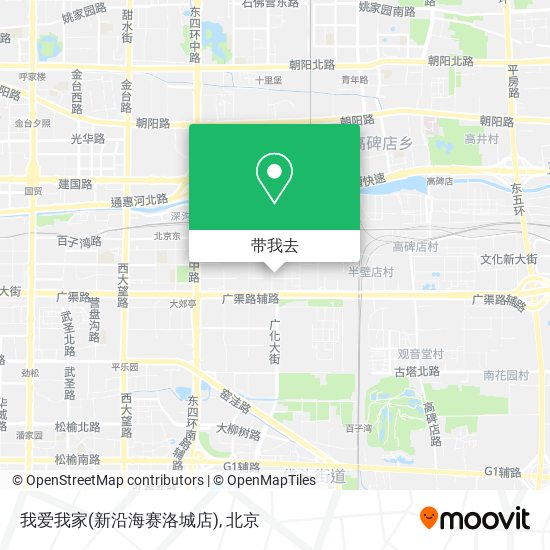 我爱我家(新沿海赛洛城店)地图