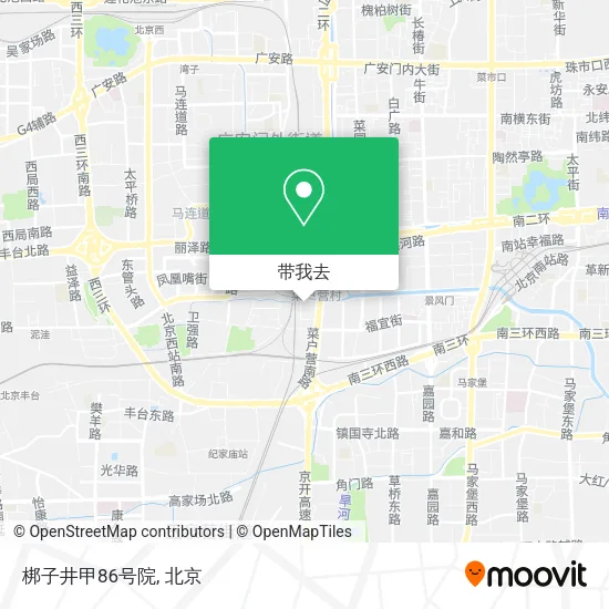 梆子井甲86号院地图