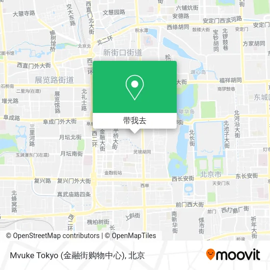 Mvuke Tokyo (金融街购物中心)地图