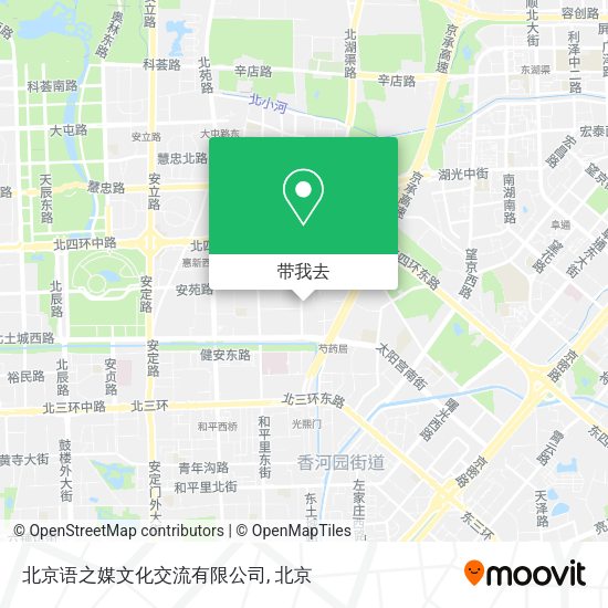 北京语之媒文化交流有限公司地图