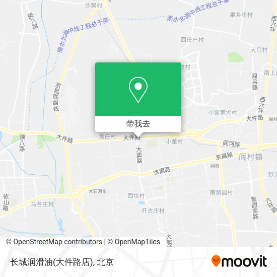 长城润滑油(大件路店)地图