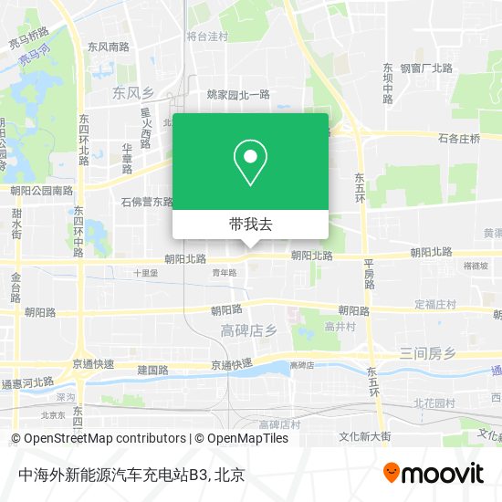 中海外新能源汽车充电站B3地图