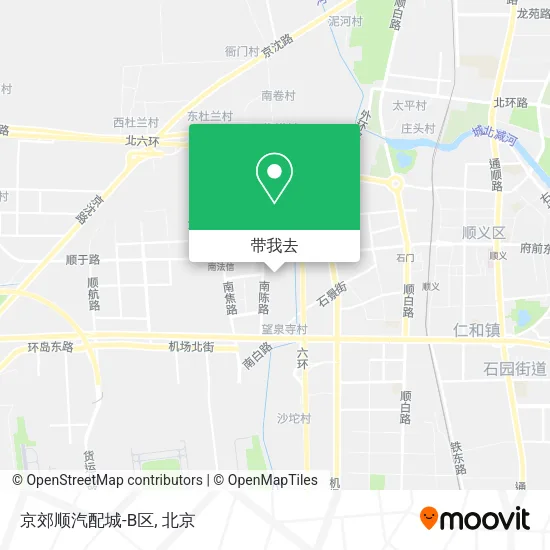 京郊顺汽配城-B区地图