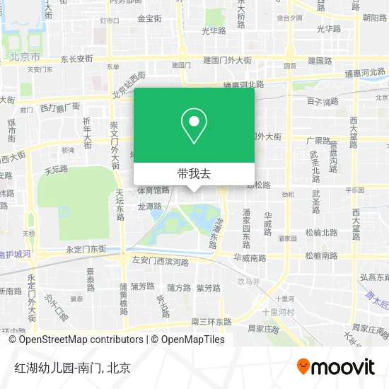 红湖幼儿园-南门地图