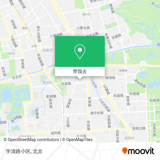 学清路小区地图