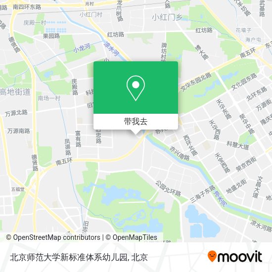 北京师范大学新标准体系幼儿园地图