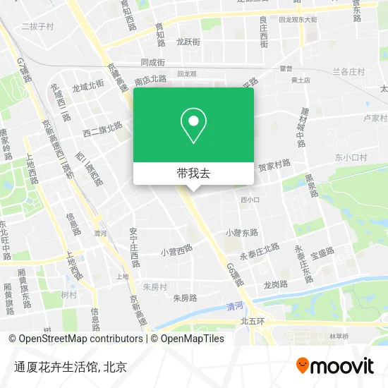 通厦花卉生活馆地图