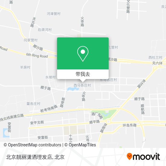 北京靓丽潇洒理发店地图