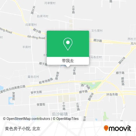 黄色房子小院地图