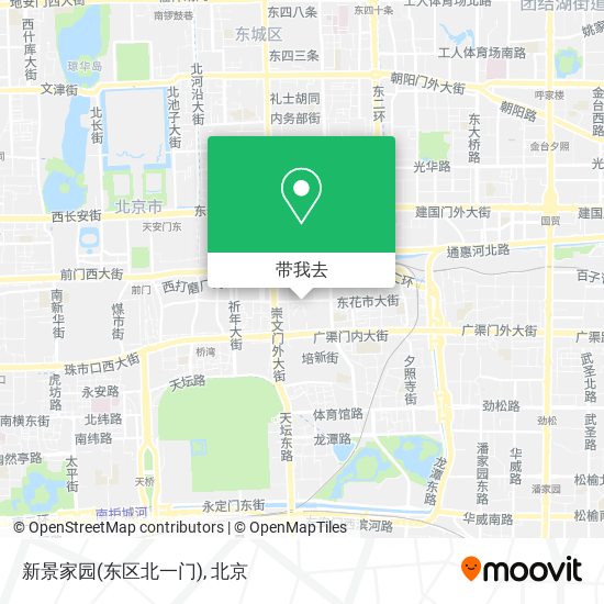 新景家园(东区北一门)地图