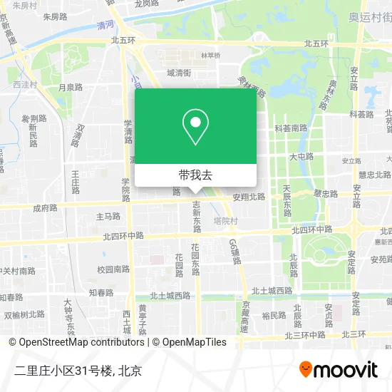 二里庄小区31号楼地图