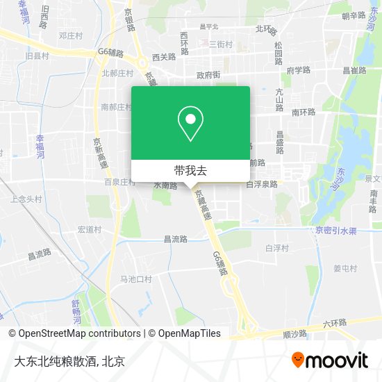 大东北纯粮散酒地图