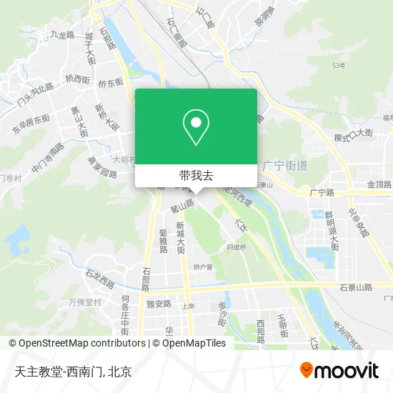 天主教堂-西南门地图