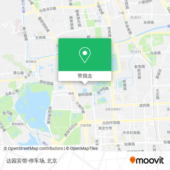 达园宾馆-停车场地图