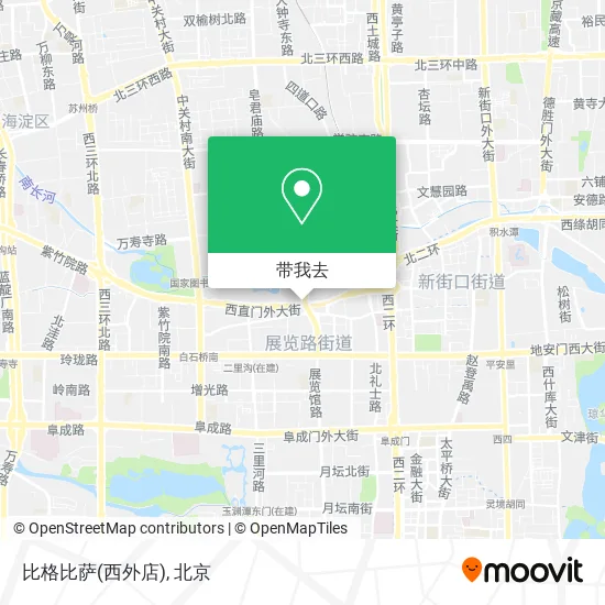 比格比萨(西外店)地图
