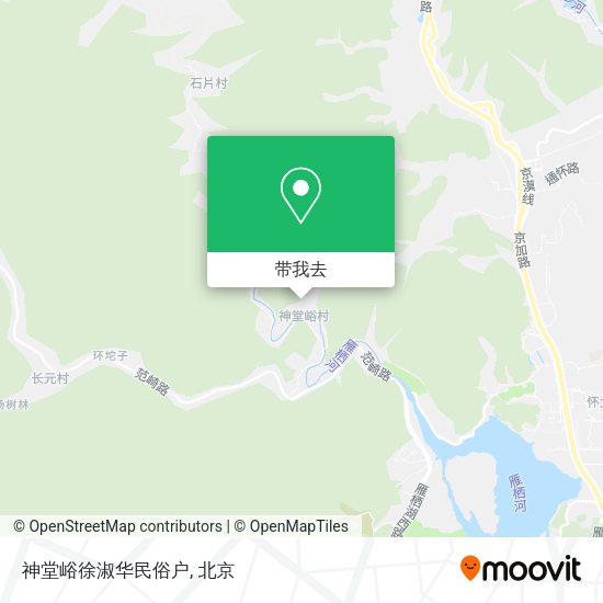 神堂峪徐淑华民俗户地图