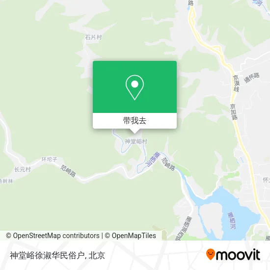 神堂峪徐淑华民俗户地图