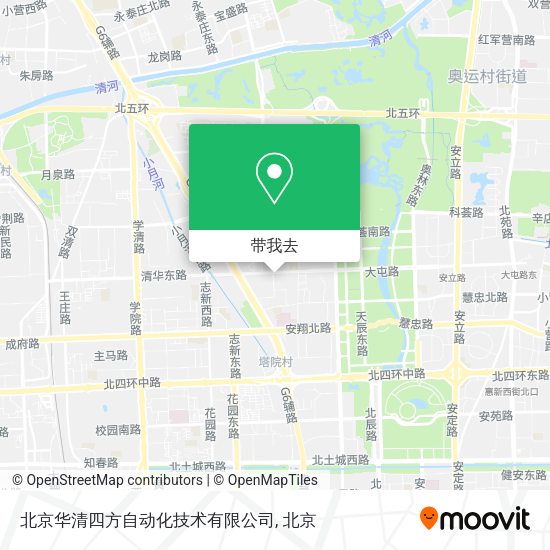 北京华清四方自动化技术有限公司地图