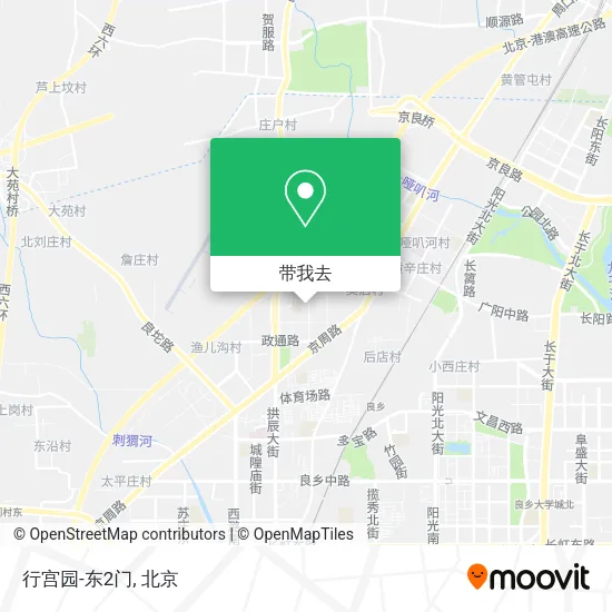 行宫园-东2门地图
