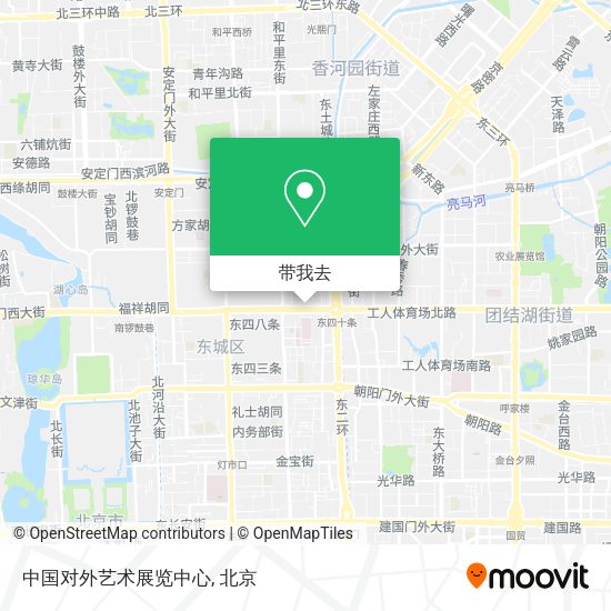 中国对外艺术展览中心地图