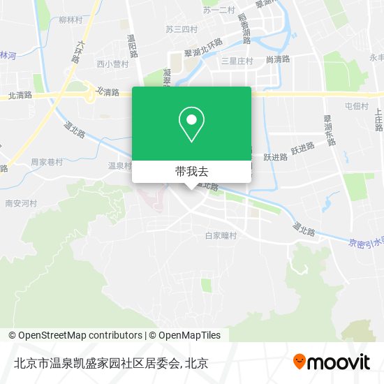 北京市温泉凯盛家园社区居委会地图